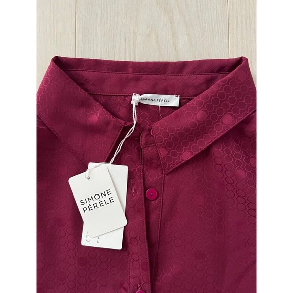 Simone Pérèle Caprice Sleep Button Shirt Syrah ( L ) - Picture 4 of 4